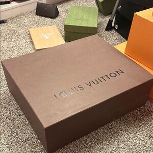 Louis Vuitton Brown Box 16x19.5x6.5